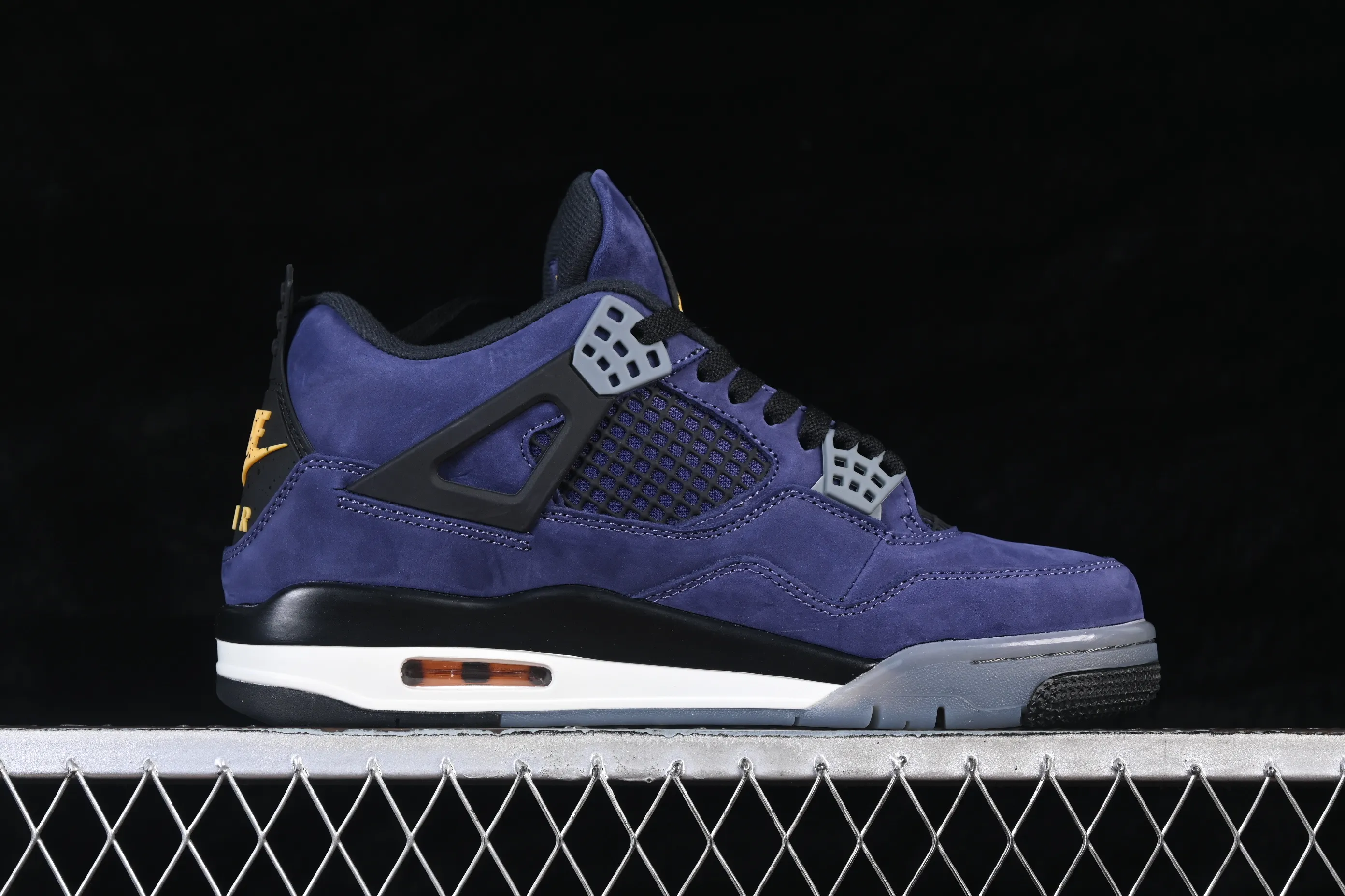 All categories Air Jordan Jordan series basketball shoes Air Jordan 4 TG version Air Jordan 4 Retro "Lakers" AJ4 Joe 4 Lakers Purple Gold FV5029-500